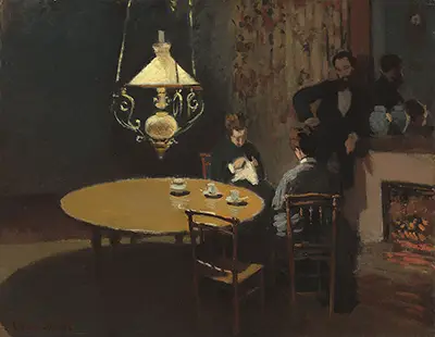 An Interior after Dinner Claude Monet